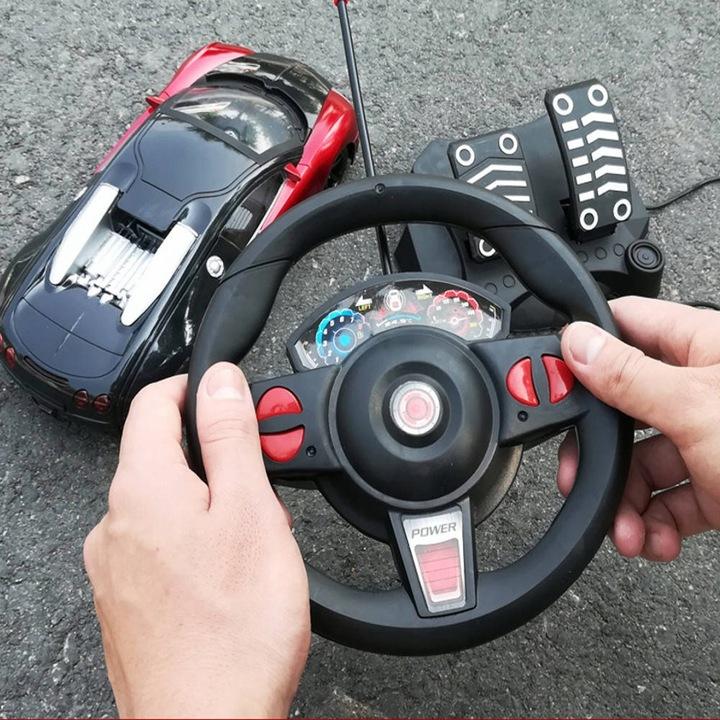 Samochód Zdalnie Sterowany Jeżdżący Auto Na Pilota Rc Kierownica Pedały Xxl