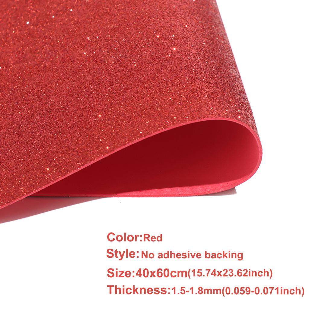 Sparkly foam sheets 40cm x 60cm, perfect for Christmas crafts, classroom bulletin board cutouts, hanging decorations, and DIY wedding favors