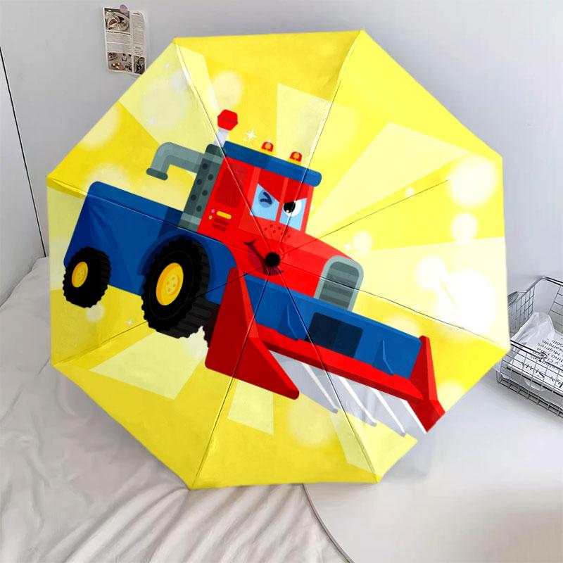 Mighty Machines, automatic folding umbrella, portable and foldable design, 8 ribs, a Christmas or birthday gift.