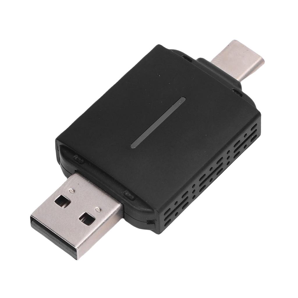 Car Wireless Adapter 2 in 1 Double Port Voice Control Accurate Real Time Navigation Wired to