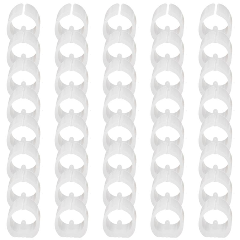 

40Pcs Plastic Chair Foot Floor Glides NonSlip Chair Leg Tip Protectors Tubing Caps Cover Tube Clamps Easy to Use
