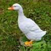 Resin Animal Statues Garden Pond Accessories Realistic Duck Sculpture Decor for Home Indoor Outdoor Decoration