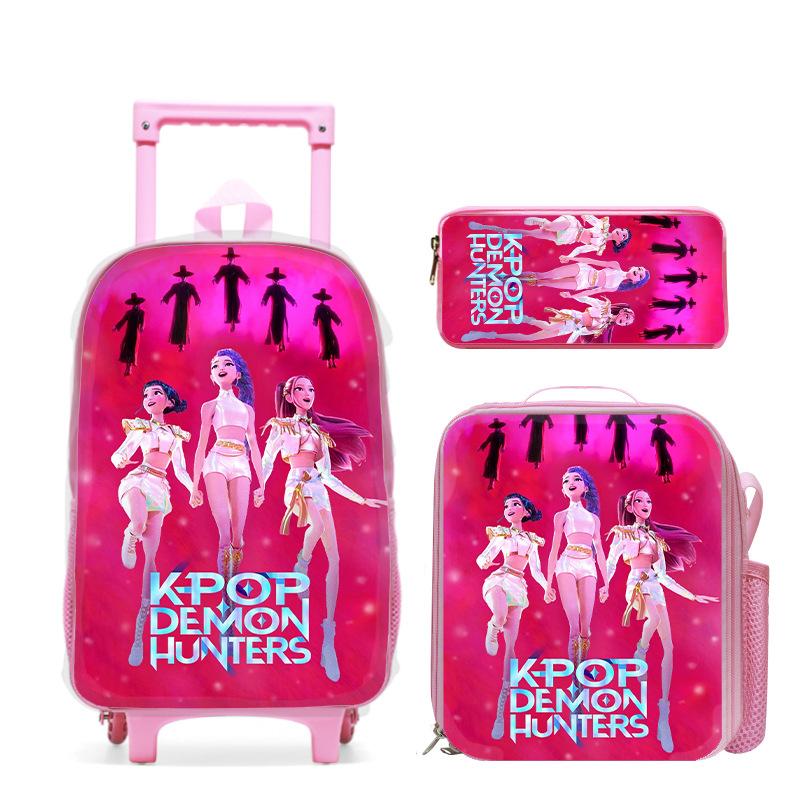 Kpop Witch Hunter Girl Group Schoolbag High Definition Printing Casual Crossing Border Lightweight Tie Rod Backpack One Piece Hair
