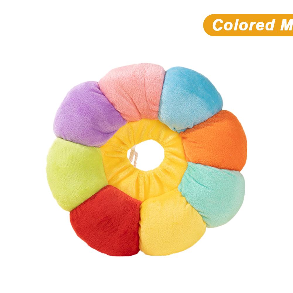 Pet Cat E-Collar Recovery Cone Protection Elizabeth Collar Adjustable Cotton Blends Collar Printed Elizabeth Circle for Cat