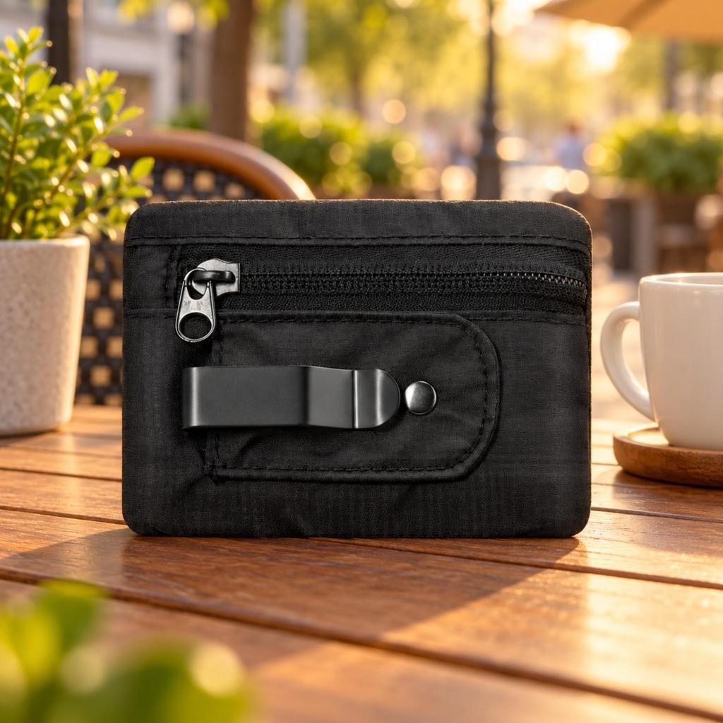 Blocking Wallet Lightweight Change Pouch for Travel, Sightseeing