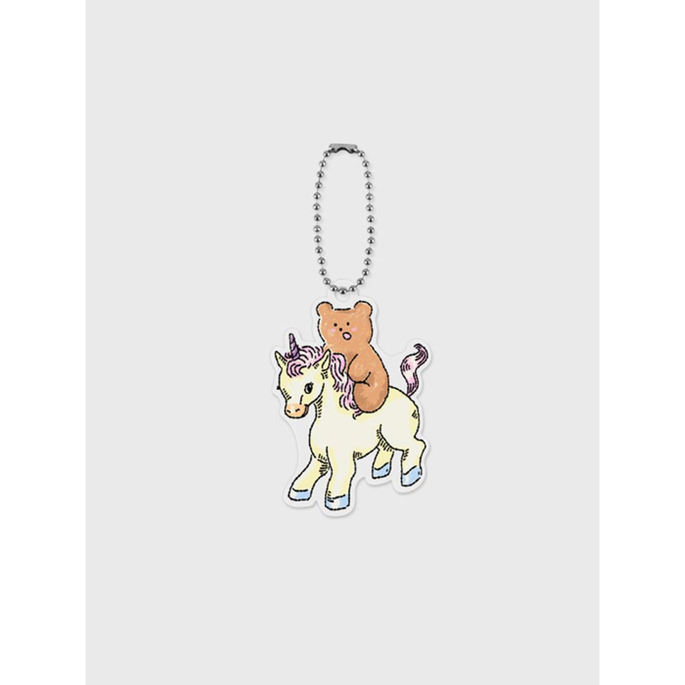 theninemall unicorn friends acrylic keyring