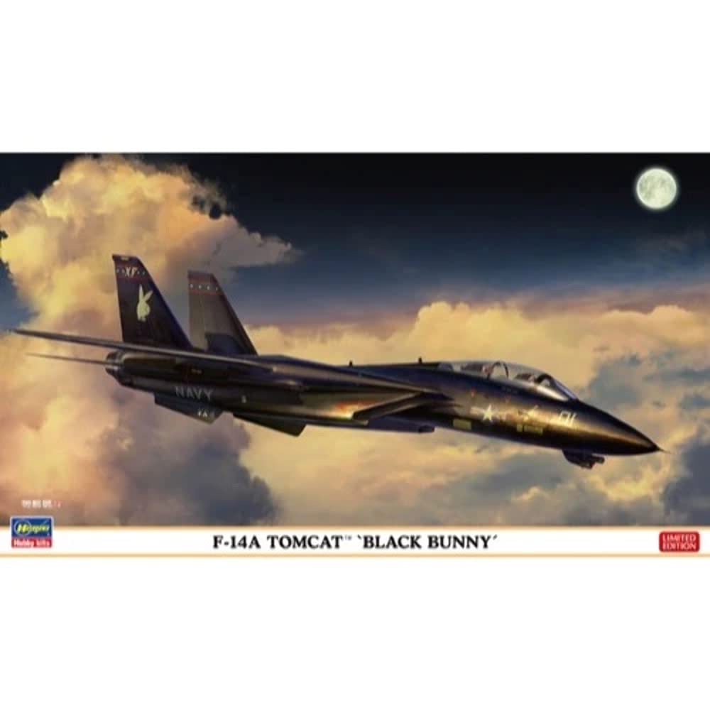 

Hasegawa US Navy Tomcat Black Bunny Plastic Model 02377 1/72 F-14A чёрный