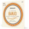 D'Addario Banjo Strings, Nickel, Medium, 5-String, .010-.023, EJ61 [Authentic Japanese Import]