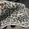 Fashion leopard print high-end atmosphere imitation cashmere scarf women's autumn and winter new European and American versatile warm scarf