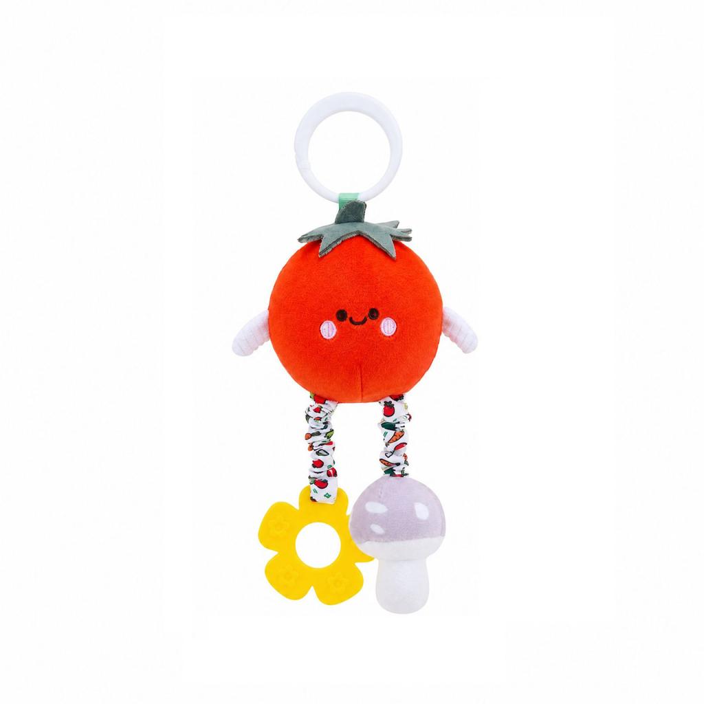 Baby Bedside Mobile with Plush Rattles and Soothing Hanging Toys for Car, Bed, Stroller