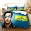 Broklyn Nine-Nine Beding Set Young Boys Young Girls Twin Quen Sized Dimensions Soft Duvet Cover Pilowcase Bed Children Kids Adult People Fashion Home