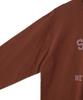 Schott Color Flocky Bulldog Long Sleeve T-Shirt, Men's, Size XL, 050, Brown, 782-4230013