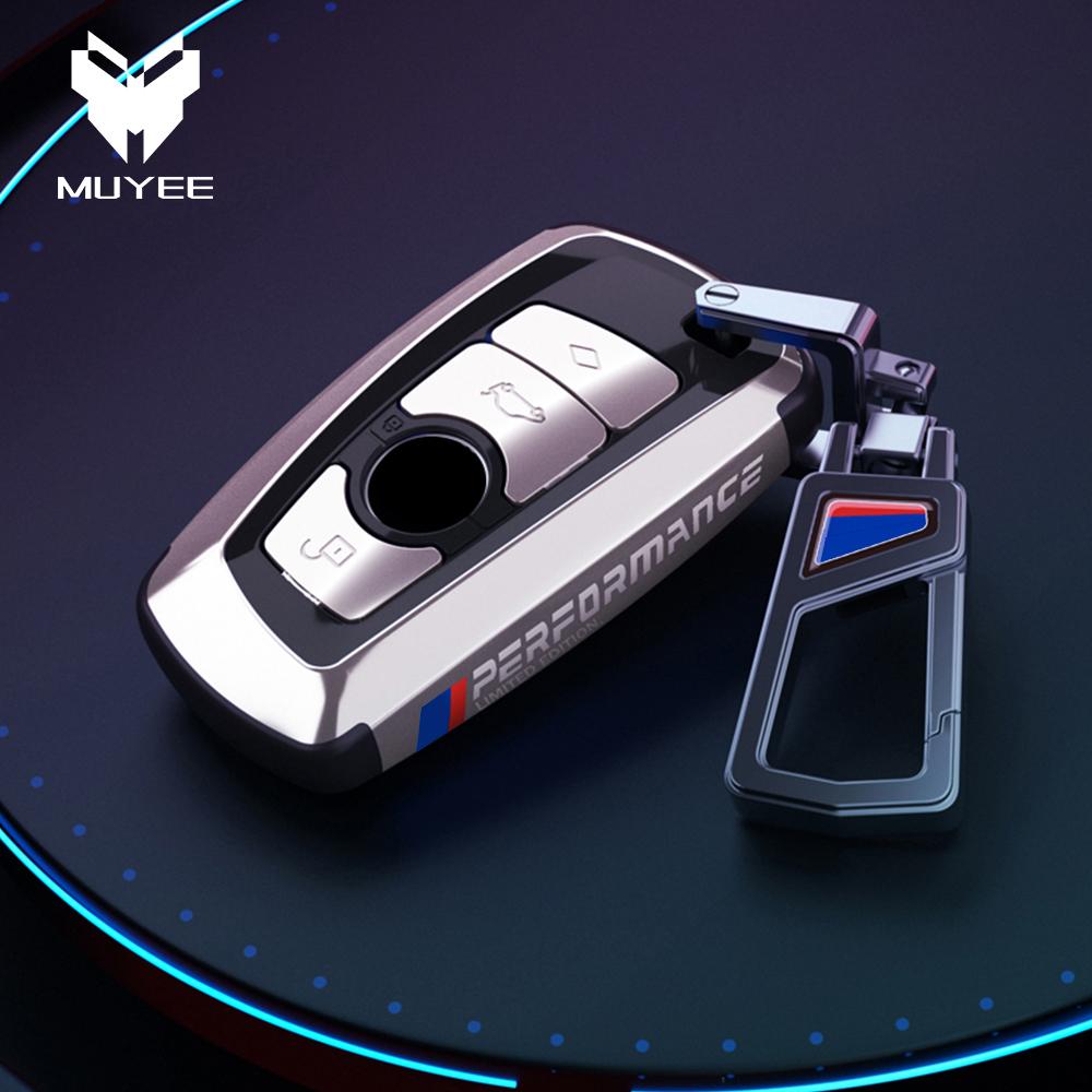 Car Remote Key Case Cover Holder Shell Bag Fob For BMW F20 F30 F31 F34 F10 F11 F25 I3 M3 M4 F15 F16 3 5 Series GT Accessories