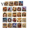 Sparkling Bead Painting Sets Christmas Faux Pearl Art Kit, DIY Snowman 3D Resin Xmas Scenes Crafting Project for Adults Beginners, Home Festive
