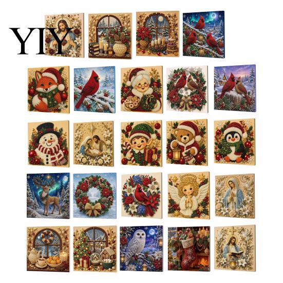 Sparkling Bead Painting Sets Christmas Faux Pearl Art Kit, DIY Snowman 3D Resin Xmas Scenes Crafting Project for Adults Beginners, Home Festive