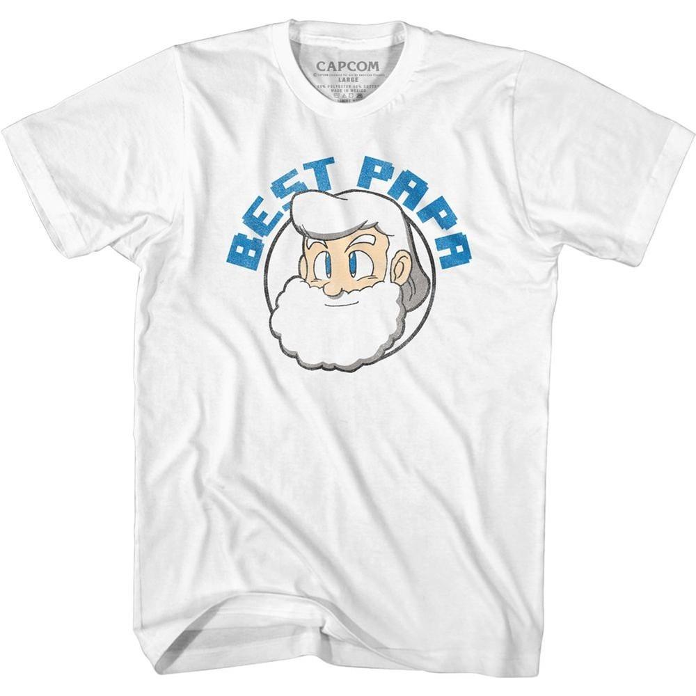 

Mega Man - Best Papa - Short Sleeve - Adult - T-Shirt 2XL