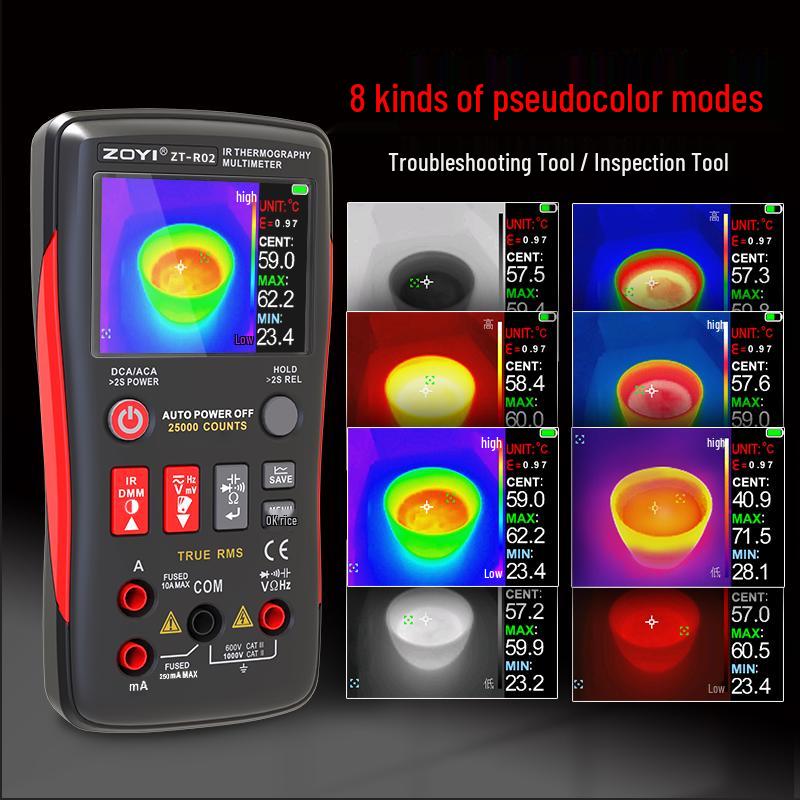 Zhongyi ZT-R02 Infrared Thermal Imaging Multimeter for Industrial Floor Heating
