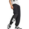 Puma Basic Series Comfortable Soft Logo Letter Print Knitted Sports Pants Women Pants Black 680273-01