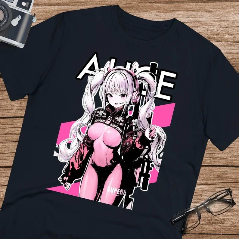 Anime Alice Nikke Shirt T Shirt Size S 4XL Black Size S 4XL S