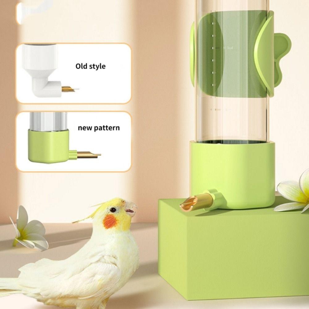 200ml Bird Water Feeder Detachable Automatic Drinking Bottle Hanging Parrot Water Dispenser  Dog