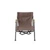 Snow Peak Low Chair 30 Short Compact Backrest Comfortable Camping Climbing Outdoor Disaster Preparedness Gray LV-093GY