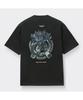 Keoseuuteommellou Black Graphic T-Shirt Cwtam26431Bkx