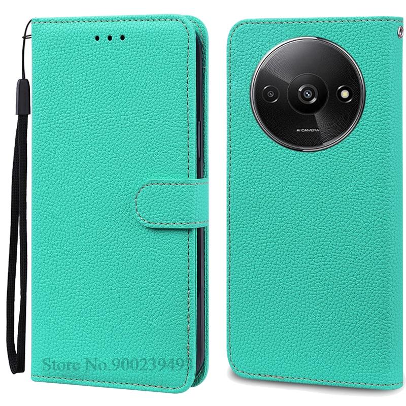Pro Redmi A3 Pouzdro Kožené Peněženkové Vyklápěcí Pouzdro Pro Xiaomi Redmi A3 Kryt Ochranné Fundas Coque Pro Xiaomi Redmi A3 A 3 Pouzdro na Telefon