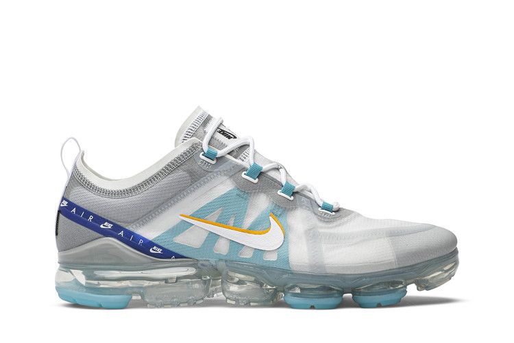 Nike Air VaporMax 2019 White University Gold Wolf Grey