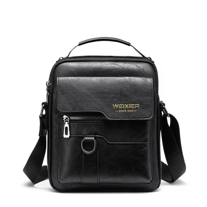 

Men s High-End Retro Waterproof Vertical Shoulder Bag - Versatile Casual Small Crossbody Bag