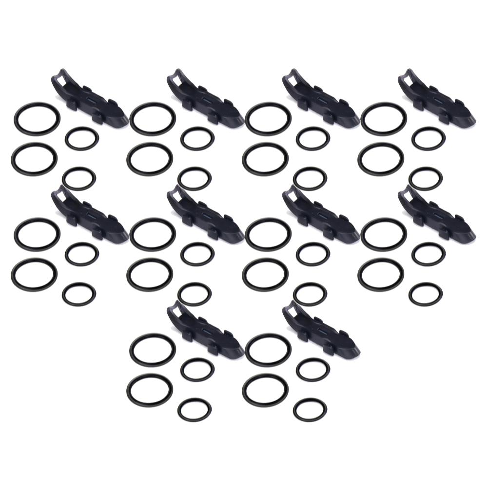5/10Pcs Magnetic Fishing Hook Keeper Holder Fishing Rod Bait Hanger Fixed Lures Jig Hooks With Rubber Rings Fishing Accessories