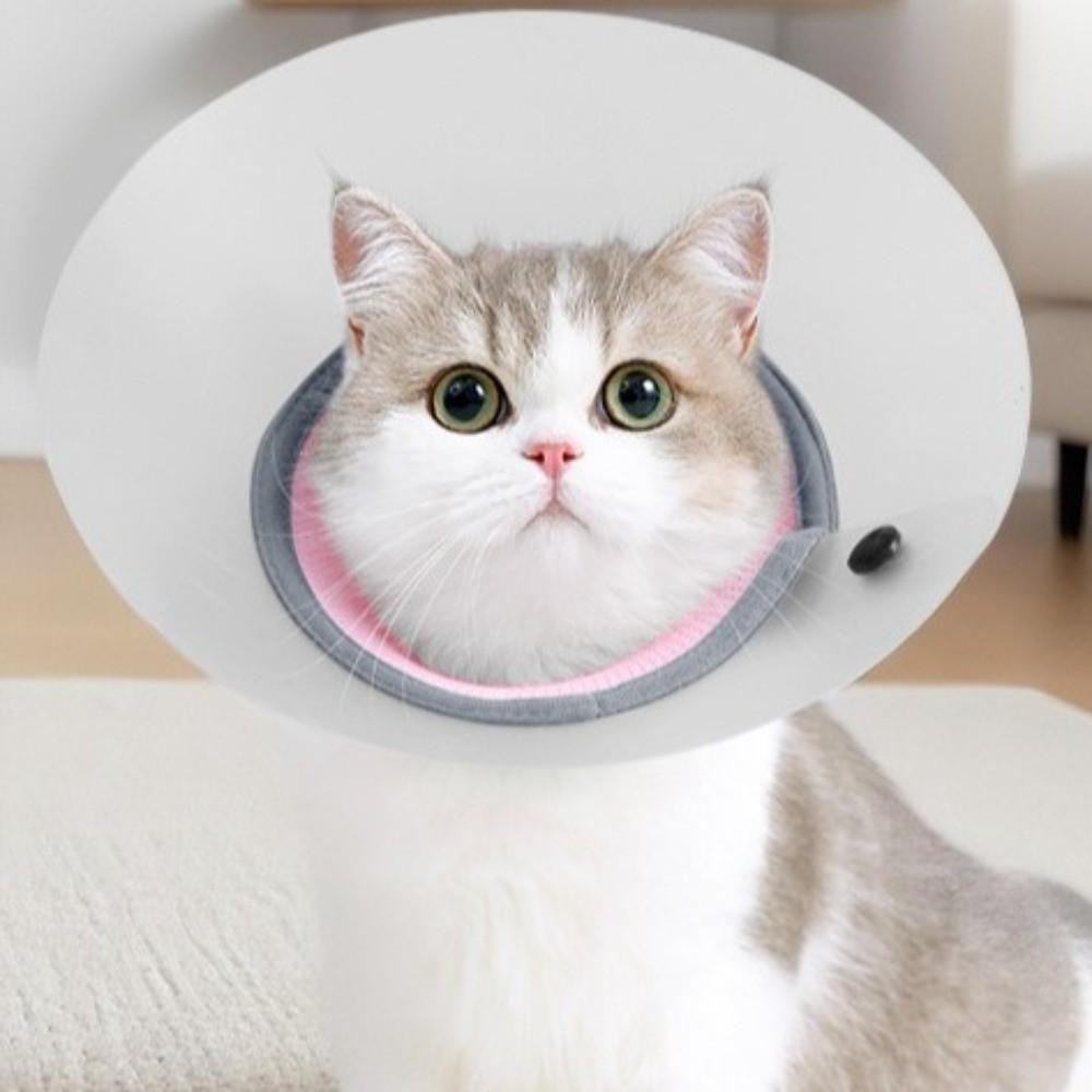 Breathable Pet Protective Collar Adjustable Anti-Bite Collar Recovery Cone Collar  Animal Care