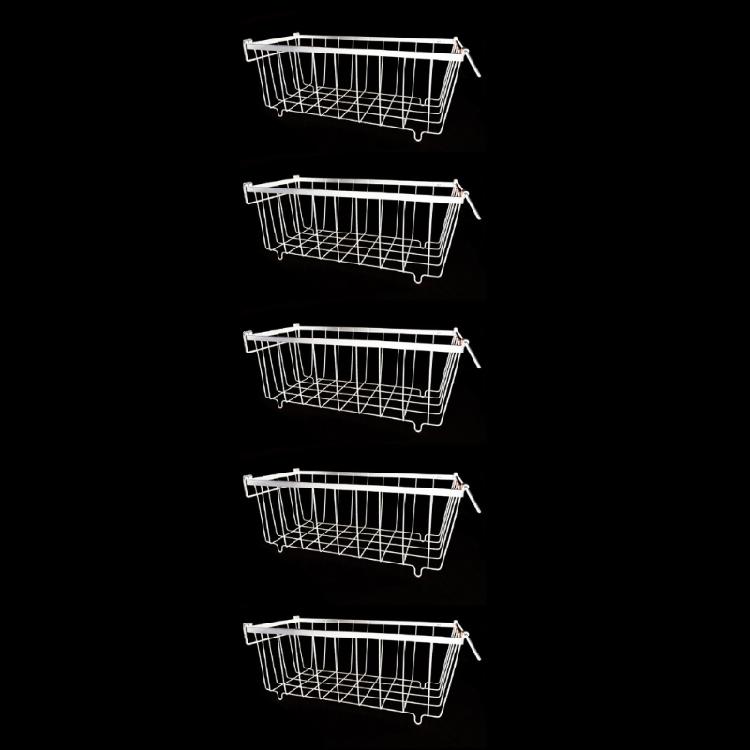 5 SZT Organizer do zamrażarki Pojemniki do układania Metalowa faktura Odpowiednie do zamrażarki Zapobiega marnowaniu żywności Oszczędzające miejsce projekty