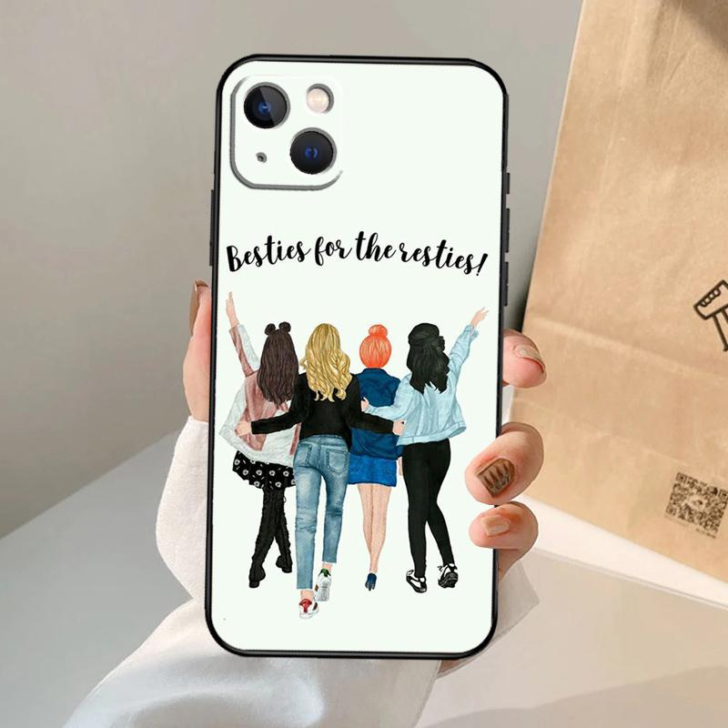 

Girls Bff Best Friends Forever Always Case For iPhone 17 Air 16 15 14 13 12 11 Pro Max 12 13 mini 15 16 Plus 16e Cover Coque iPhone 17 Pro