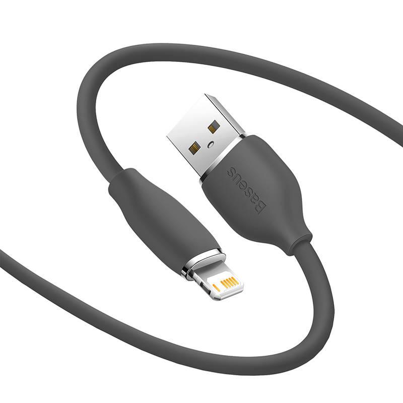 Kabel Usb Do Lightning Baseus Jelly, 2,4A 1,2M (Czarny)