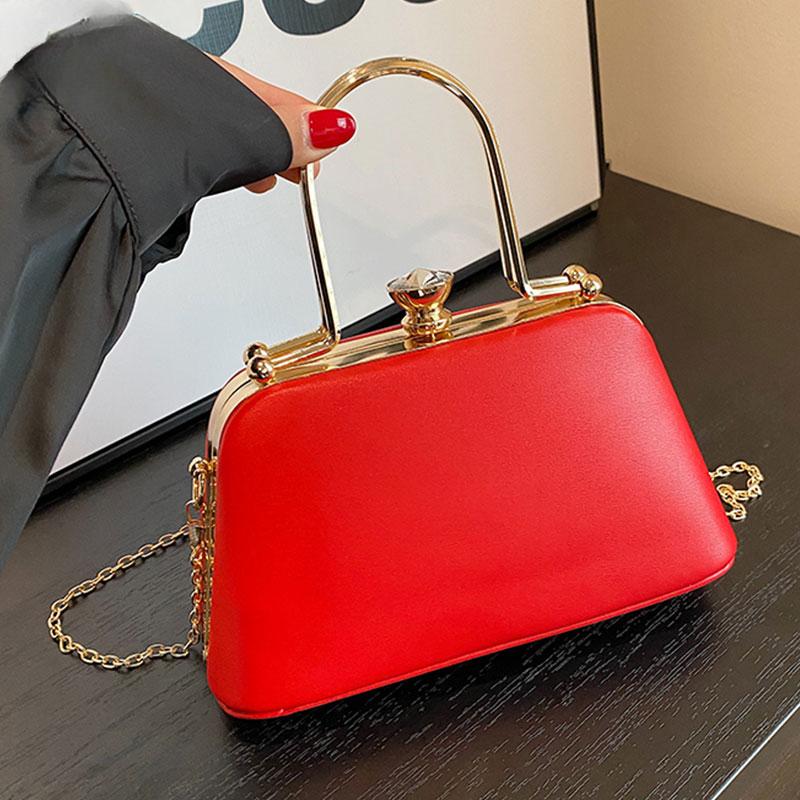 PU Leather Purses and  Ladies Messenger Evening Bag Chains Shoulder Bag