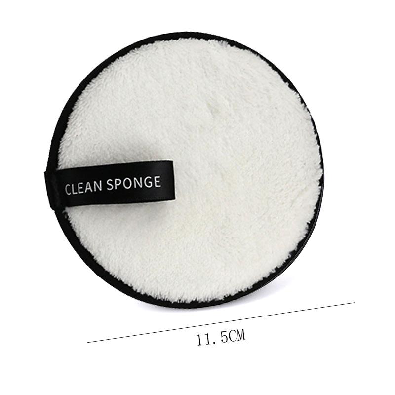 Reusable Lazy Person Cotton Makeup Remover Pads - Clear Water Cleansing Puff