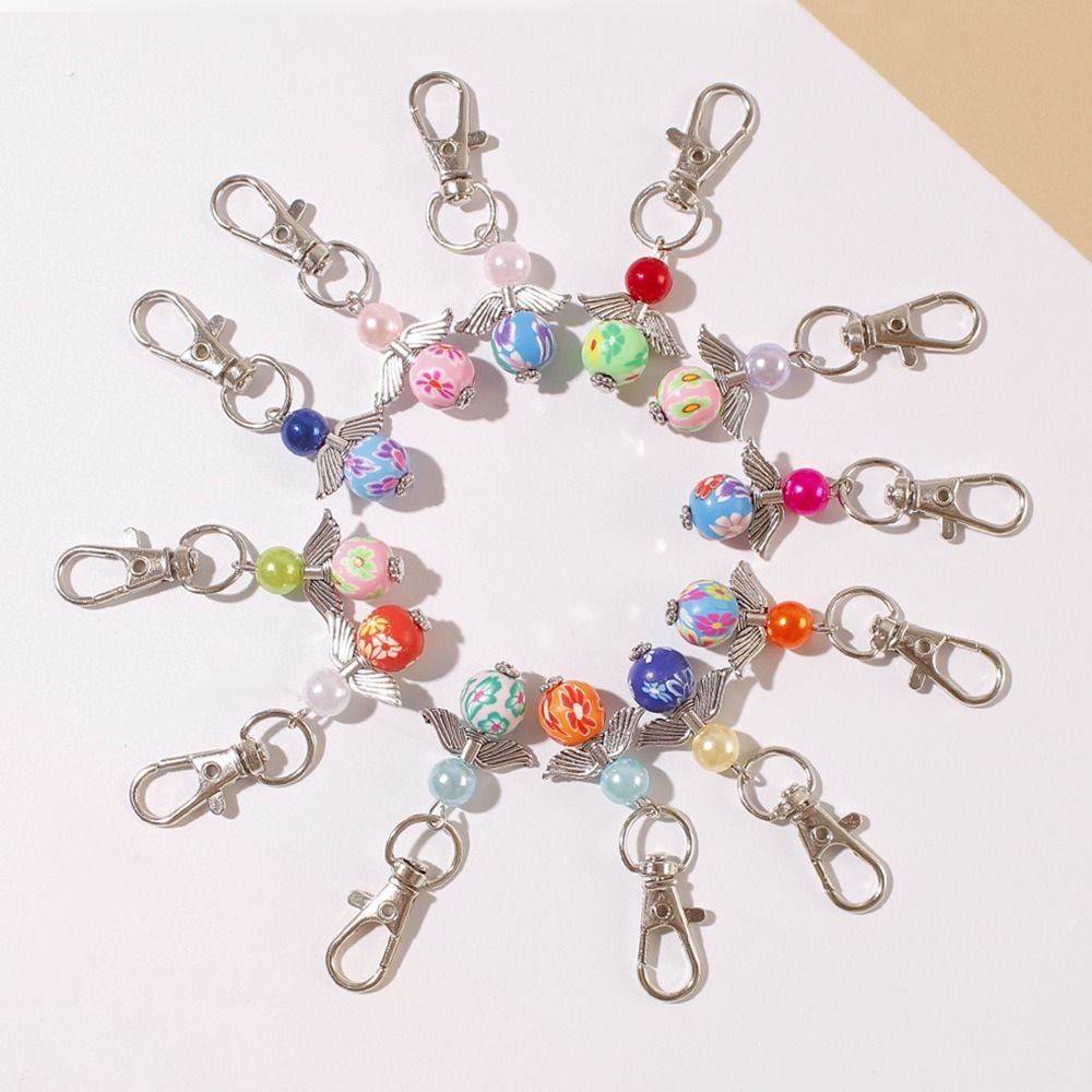 30Pcs/Set Colorful Guardian Angel Pendant Creative Angel Fairy Dangle Charms DIY Crafts