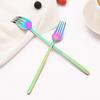 Rainbow 18/10 Stainless Steel Dinnerware Set Kitchen Flatware Tableware Sets Knife Fork Spoon Tea Spoon Cutlery Set Service for 6