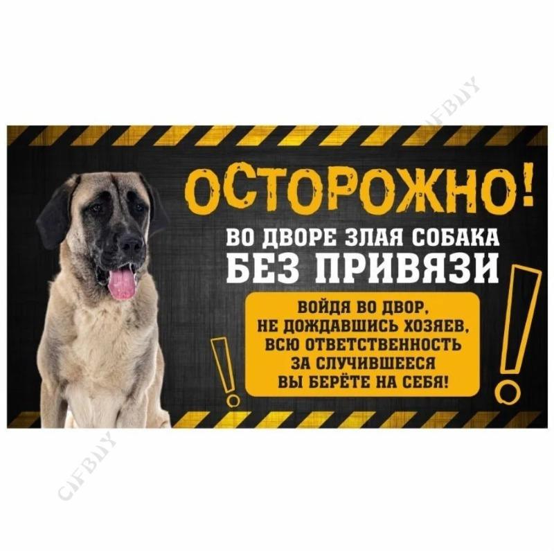 Nebezpečný pes Vtipná cedule, Alabaj Varování Humorová plaketa 20x30cm