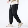 Heavy casual pants men's spring and autumn loose and versatile sweatpants men's trend nine-point sports long pants