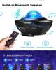 USB Bluetooth Speaker & Starry Sky Laser Light Projector for Parties