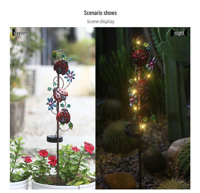 Solar Iron Animal Garden Ornaments