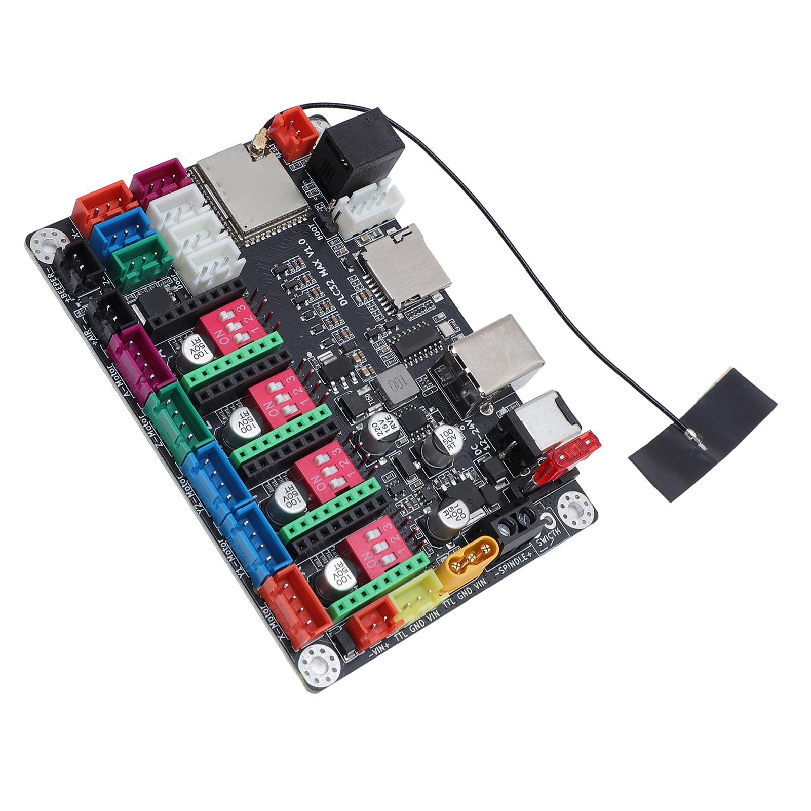

DC12V 24V 10A Engraving Machine Control Board Kit 4 Axes GRBL 32 Bit Engraving Machine Mainboard with A4988 Stepped