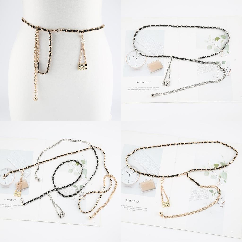 Womens Metal Waist Belt Chain For Dresses Sweaters Suit Body Accessory Summer Winter