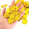 30pcs Pirate Gold Coins, Silver Coins Copper Coins Gemstones Children's Gifts Halloween Props Plastic Fake Gold Acrylic Toys