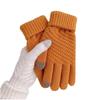 Pineapple Style Imitation Cashmere Plush Touchscreen Gloves