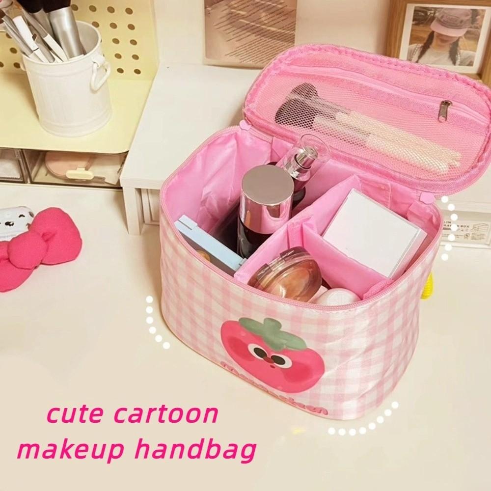 Waterproof House Shaped Cosmetic Pouch Cartoon Handbag Portable Skincare Storage Bag  Travel
