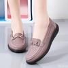 Fashionable Soft Sole Single Shoe New Summer Metal Design Women's Breathable and Non Slip Casual Women's Shoes Zapatos De Mujer