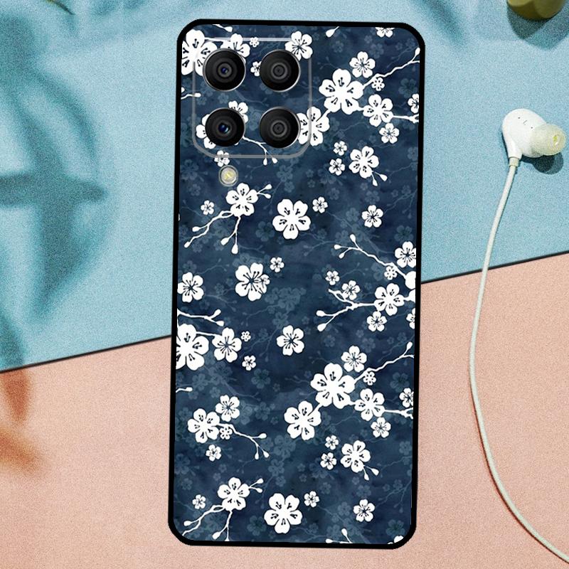 Cherry Blossom Floral For Samsung Galaxy M14 M34 M54 M20 M06 M16 M12 M13 M15 M35 M55 M33 M53 M21 M31 M32 M52 Case