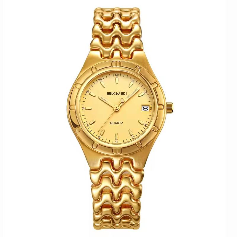 Women's Analog Quartz Watch, Date Function Waterproof, Elegant Steel Band, Casual Fashion Wristwatch for Ladies